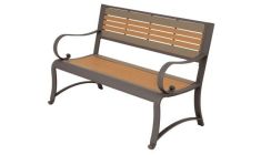 Two-Tone Garden Bench