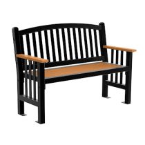 Mall Bench Arched Back