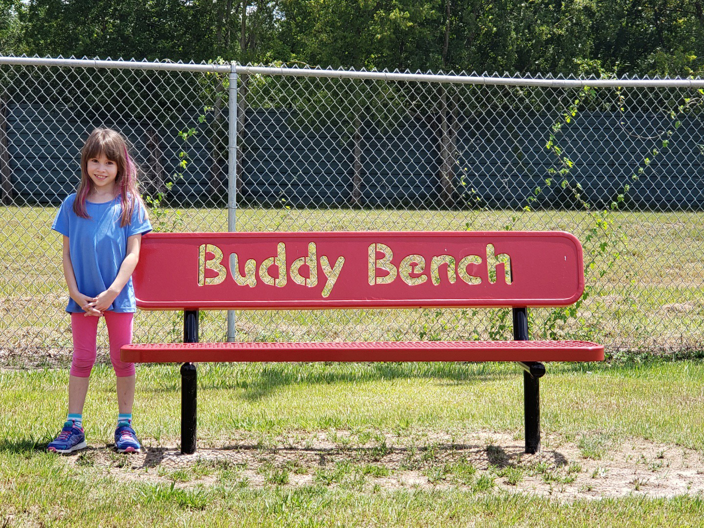 Youngster Raises Money For 3 Buddy Benches The Bench Factory The Bench Factory By Treetop Products